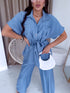 ELYNDI LUX set "KOLKA" - GREY-BLUE